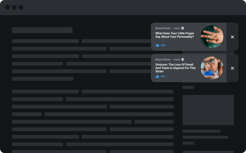 In-site Notifications